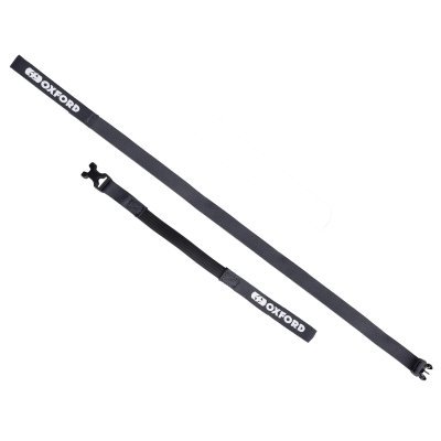 OXFORD - batožinové popruhy Atlas B-Clip, 2 ks, (sivá, 17mm x 2m)