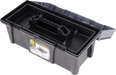 Vorel - Box na náradie plastový 20" 2 zámky šedé veko 50cm