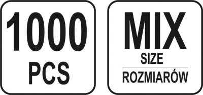 Yato - Závlačky sada 1000ks