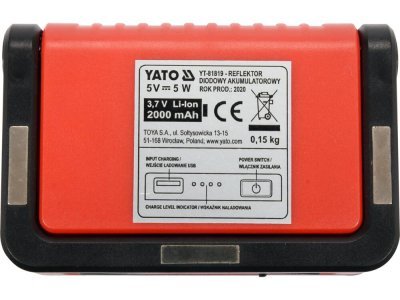 Yato - Prenosné bodové svietidlo 5W COB LED 300lm