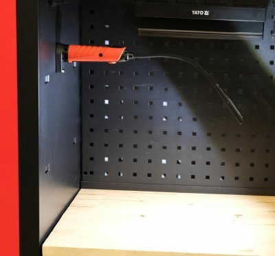 Yato - Lampa pracovná flaxibilná AKU COB 500lm