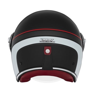 NOX PREMIUM - prilba HERITAGE, (čierna matná, červená, biela, veľ. S)
