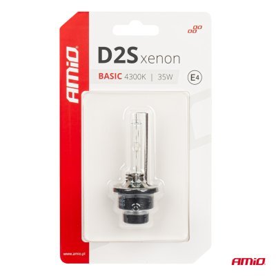 AMiO - Xenónová výbojka D2S 35W 4300K BASIC blister