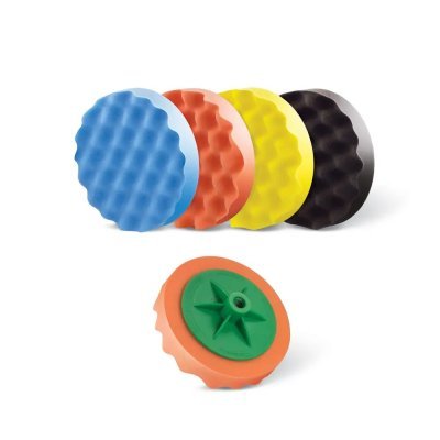 BOLL - Leštiaca špongia profilovaná stredne tvrdá (orange) M14, 150mm