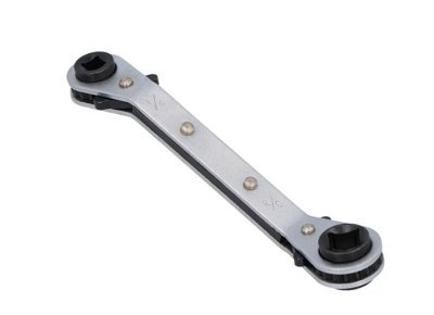 ENERGY - Račňový dvojitý očkový kľúč 3/16"-1/4", 5/16"-3/8", 140mm