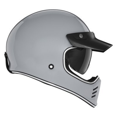 NOX PREMIUM - prilba SEVENTY II, (sivá, veľ. XL)