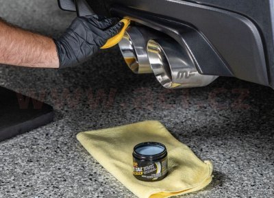 MEGUIARS Metal Polish - leštěnka na kovy, tuhá, 177 ml