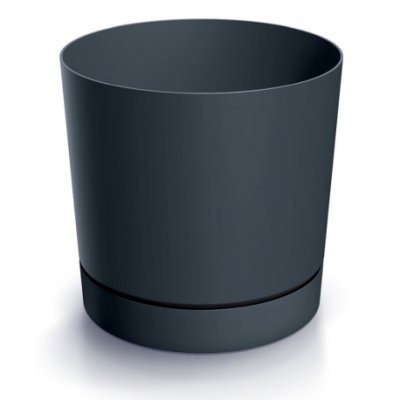 Kvetináč TUBO P antracit 23,9cm (balenie 5ks)