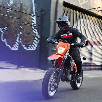 ALPINESTARS - Bunda SMX AIR, (čierna/červená fluo, veľ. M)