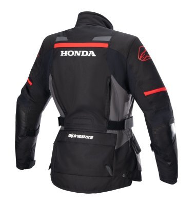 ALPINESTARS - Bunda STELLA ANDES DRYSTAR HONDA kolekcia, TECH-AIR 5 kompatibilná, (čierna/šedá/červená, veľ. S)