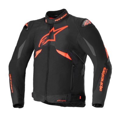 ALPINESTARS - Bunda T-GP R 3 DRYSTAR, (čierna/červená fluo/biela, veľ. L)