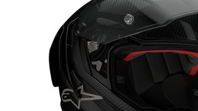 ALPINESTARS - prilba SUPERTECH R10 TEAM, (matný karbón/červená fluo/modrá/biela, veľ. 2XL)