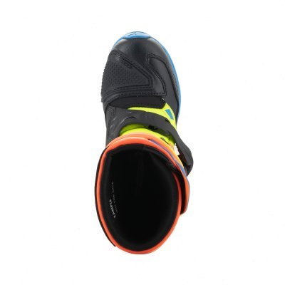 ALPINESTARS - Topánky TECH 3S KIDS, detské (oranžová fluo/modrá/žltá fluo/čierna, veľ. 29)