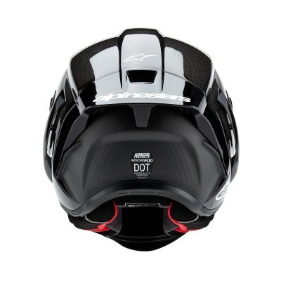 ALPINESTARS - prilba SUPERTECH R10 SOLID, (lesklý karbón/matný karbón, veľ. 2XL)