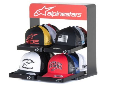 stojan pro prezentaci kšiltovek na pult, ALPINESTARS