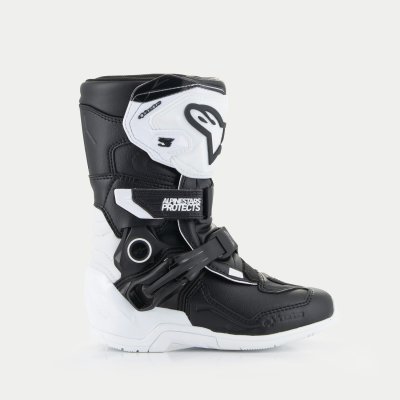 ALPINESTARS - Topánky TECH 3S KIDS, detské (biela/čierna, veľ. 30.5)