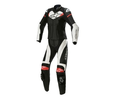 ALPINESTARS - dvojdielna kombinéza STELLA GP PLUS 2, (čierna/biela/červená, veľ. 42)