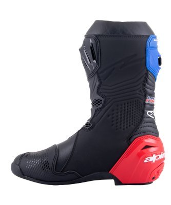 ALPINESTARS - Topánky SUPERTECH R HONDA kolekcia, (čierna/červená fluo/modrá/biela, veľ. 42)