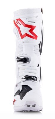 ALPINESTARS - Topánky TECH 10 SUPERVENTED, perforované (biela/červená/čierna, veľ. 45.5)