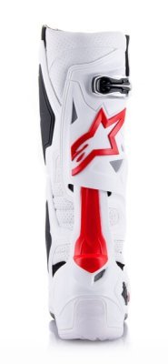 ALPINESTARS - Topánky TECH 10 SUPERVENTED, perforované (biela/červená/čierna, veľ. 45.5)