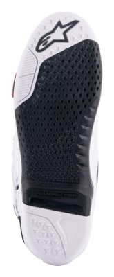 ALPINESTARS - Topánky TECH 10 SUPERVENTED, perforované (biela/červená/čierna, veľ. 45.5)