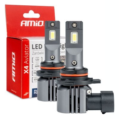 AMiO - LED žiarovky X4-series AVIATOR HIR2 9012 6500K max 44W
