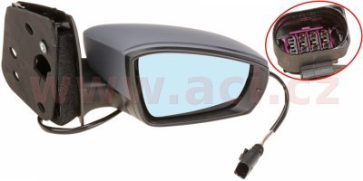 ACI - sp. zrkadlo el. ovládané vyhrievané s blikačom asférické pre lak (8pinov) P