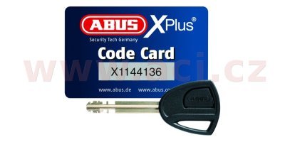 ABUS - zámok na kotúčovú brzdu Granit Sledg Grip (hrúbka strmeňa 13 mm), ABUS (žltý)