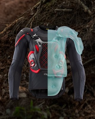 ALPINESTARS - Airbagová vesta TECH-AIR®OFF-ROAD systém, (čierna/červená, veľ. S)