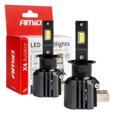 AMiO - LED žiarovky X4-series AVIATOR H3 6500K max 44W