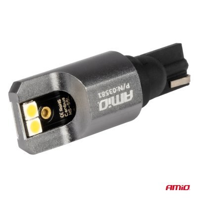 AMiO - LED žiarovky FULL CANBUS PRO T15 W16W 4x3030 SMD Biela 12V/24V
