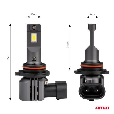 AMiO - LED žiarovky X4-series AVIATOR HB4 9006 6500K max 44W