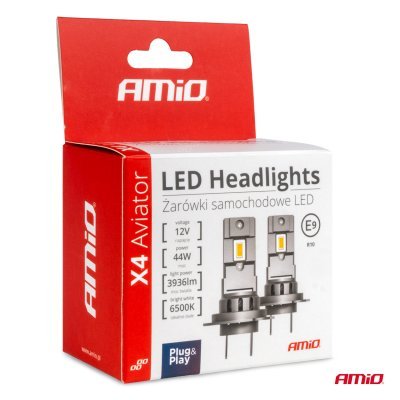 AMiO - LED žiarovky X4-series AVIATOR H3 6500K max 44W