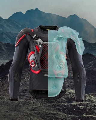 ALPINESTARS - Airbagová vesta TECH-AIR®OFF-ROAD systém, (čierna/červená, veľ. M)