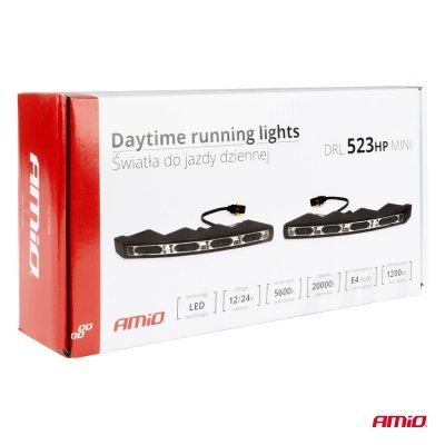 AMiO - Svetlá pre denné svietenie DRL 523HP mini