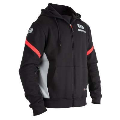 OXFORD - Mikina RACING, (čierna/šedá/červená, veľ. XS)