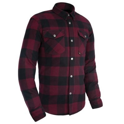 OXFORD - košeľa KICKBACK 2.0, (červená/čierna, veľ. 5XL)