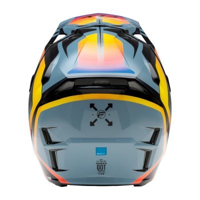 FLY RACING - prilba FORMULA CP, (sivá/čierna/dúhová, veľ. L)