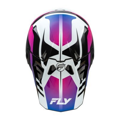 FLY RACING - prilba FORMULA CP, (biela/čierna/fialová, veľ. 2XL)
