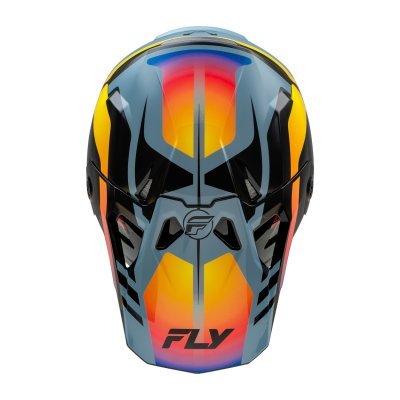 FLY RACING - prilba FORMULA CP, (sivá/čierna/dúhová, veľ. XL)