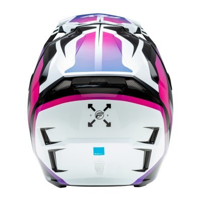 FLY RACING - prilba FORMULA CP, (biela/čierna/fialová, veľ. XL)