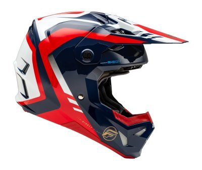 FLY RACING - prilba FORMULA CP, (červená/biela/modrá, veľ. S)