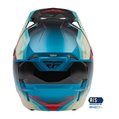 FLY RACING - prilba FORMULA CP, (čierna/sivá/tyrkysová, veľ. S)
