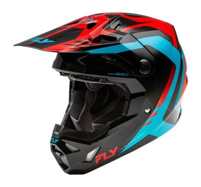 FLY RACING - prilba FORMULA CP, (červená/čierna/modrá, veľ. XL)