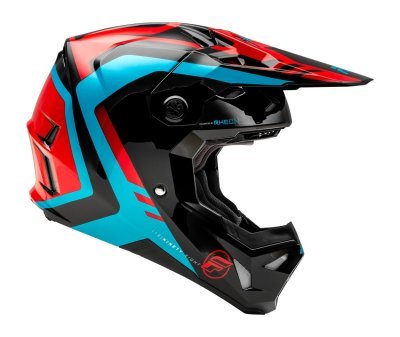 FLY RACING - prilba FORMULA CP, (červená/čierna/modrá, veľ. XL)