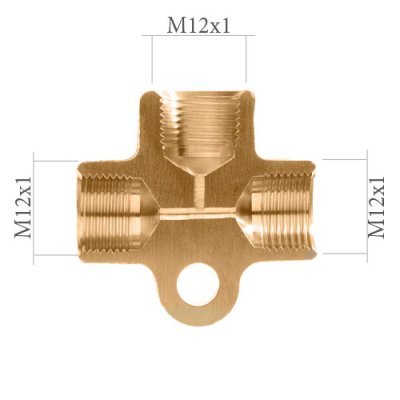WP - Rozvodka T-kus brzdovej trubky M12x1