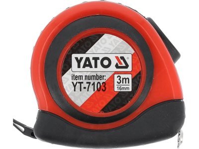 Yato - Meter zvinovací 16mm x 3m