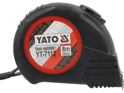 Yato - Meter zvinovací s autostopom 25mm x 8m