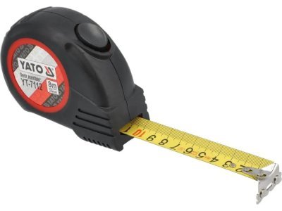 Yato - Meter zvinovací s autostopom 25mm x 8m