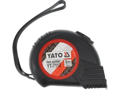 Yato - Meter zvinovací s autostopom 25mm x 8m